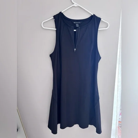 Athleta Sleeveless Zip-Up workout Dress - Picture 3 of 6
